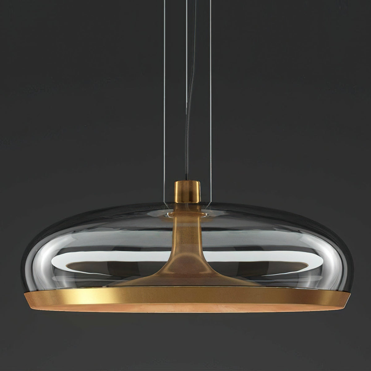 Cotalor Noordse kunst LED glas hanglamp