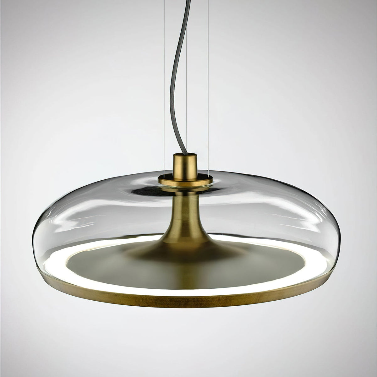 Cotalor Noordse kunst LED glas hanglamp