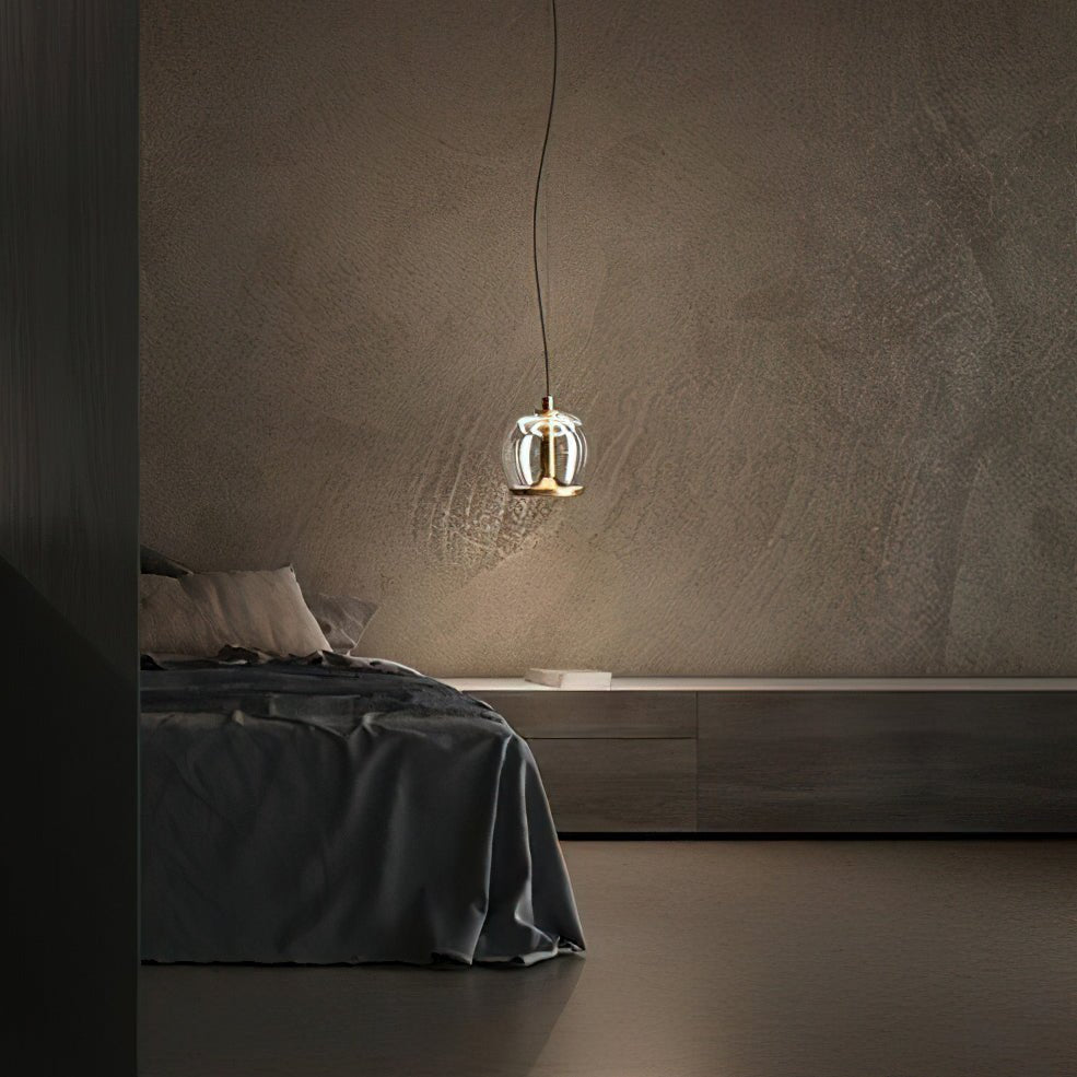 Cotalor Noordse kunst LED glas hanglamp
