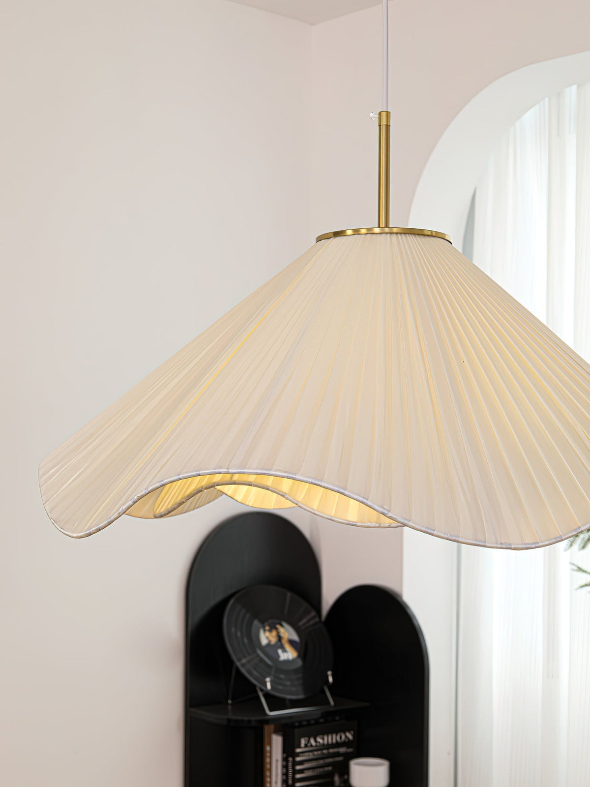 Drift Minimalistische hanglamp van stof
