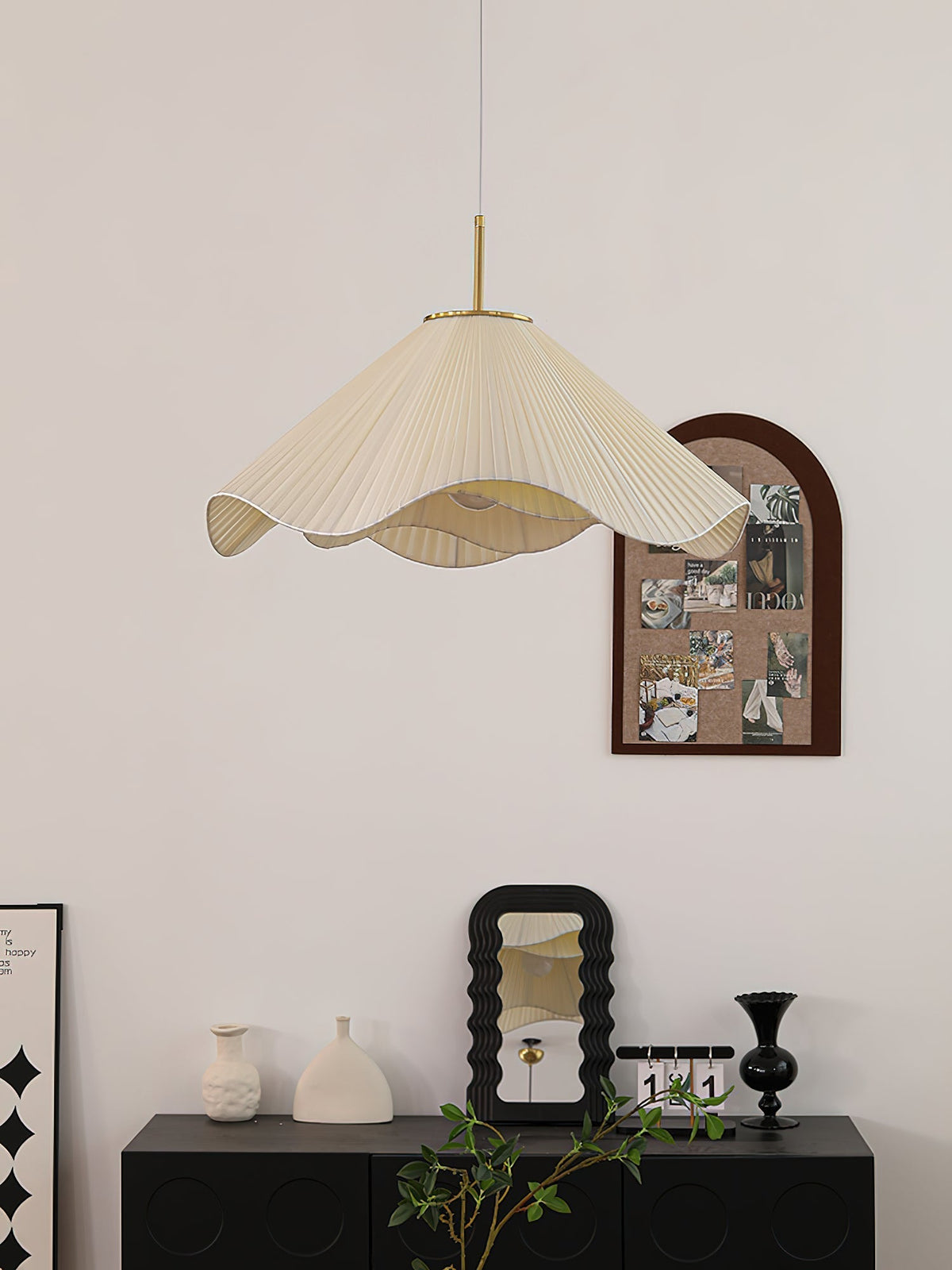 Drift Minimalistische hanglamp van stof
