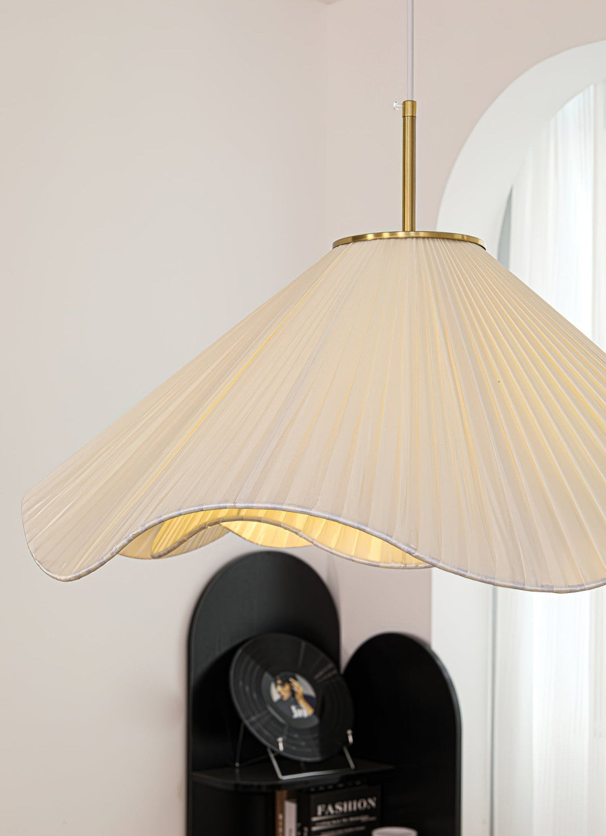 Drift Minimalistische hanglamp van stof