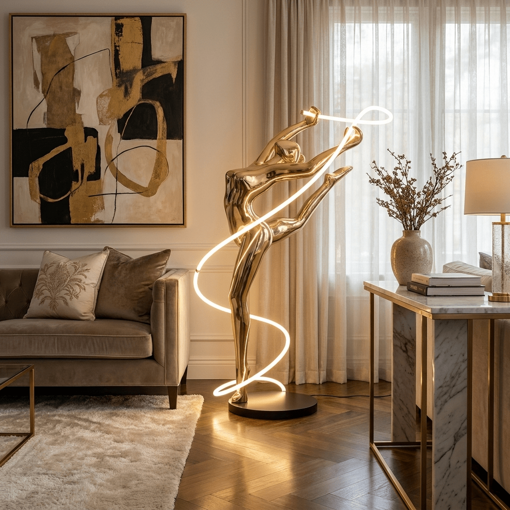 Elaeline Ribbon Dancer vloerlamp