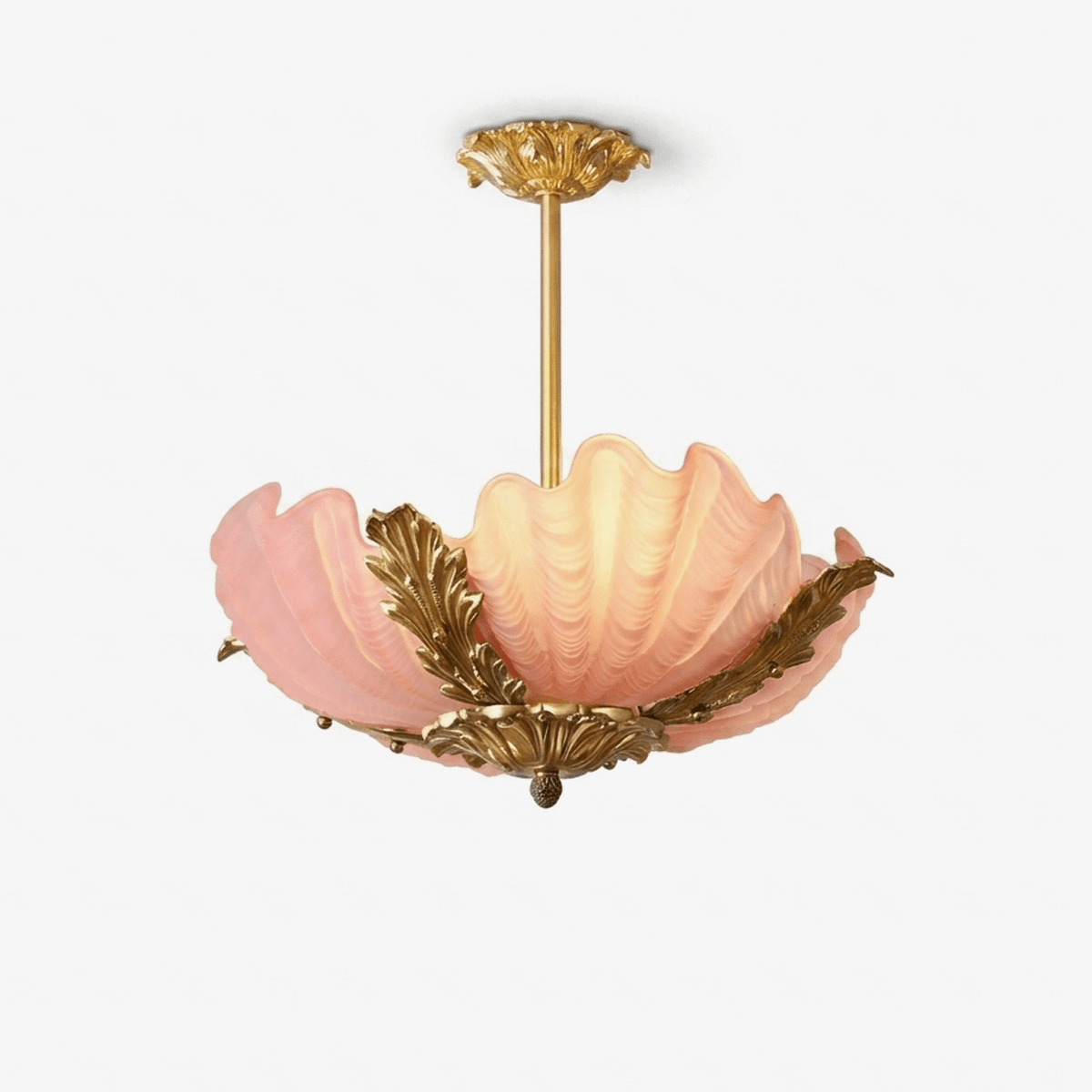 Nacisian kroonluchter met schelpglas