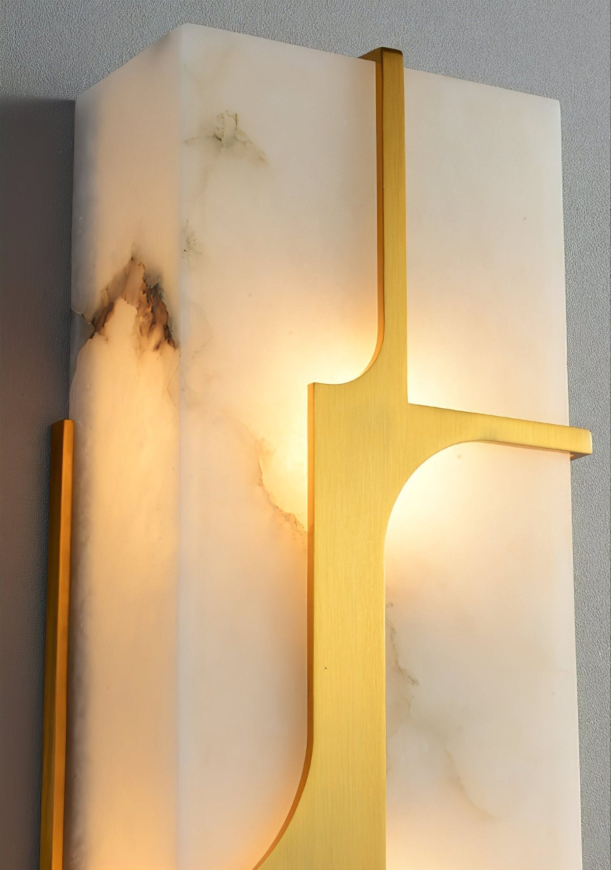 Ocarionis Geometrisch Albast Wandlamp