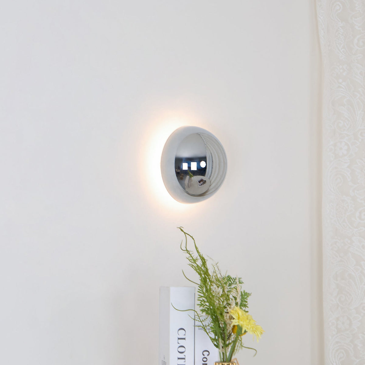 Virixy Moderne minimalistische wandlamp met bolvormige kap