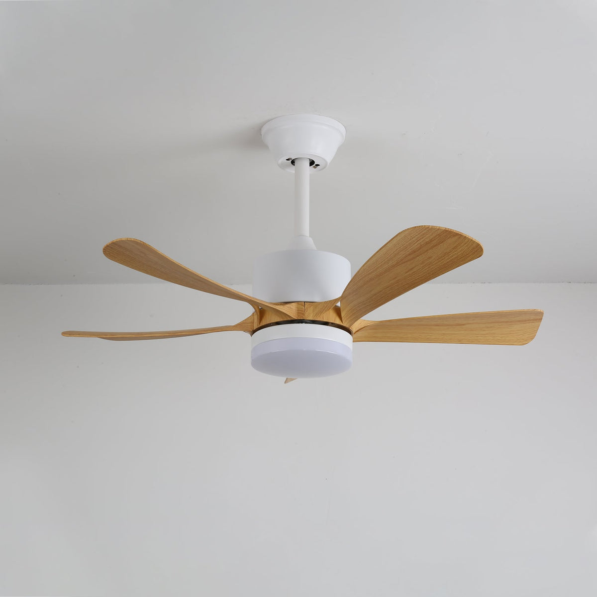 Sylven Moderne plafondventilator met verlichting van hout