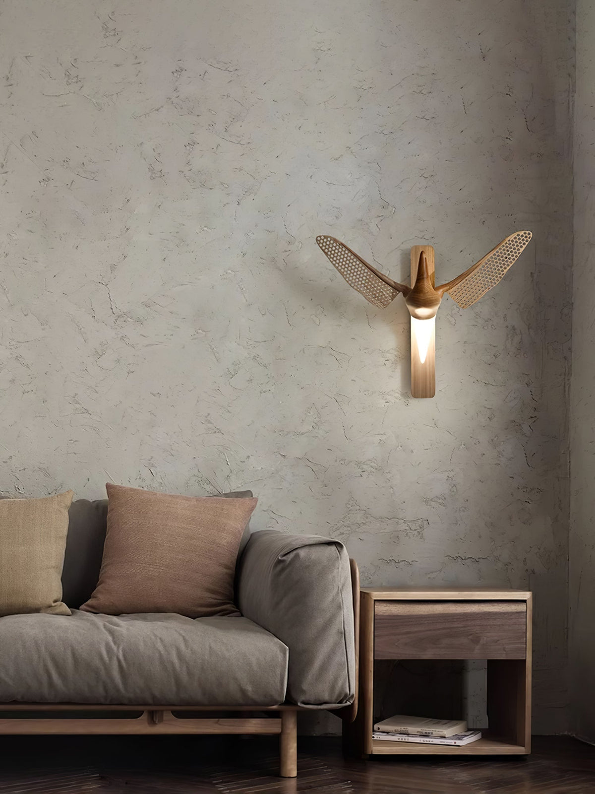 Avesa Individual Creativity wandlamp van walnoot
