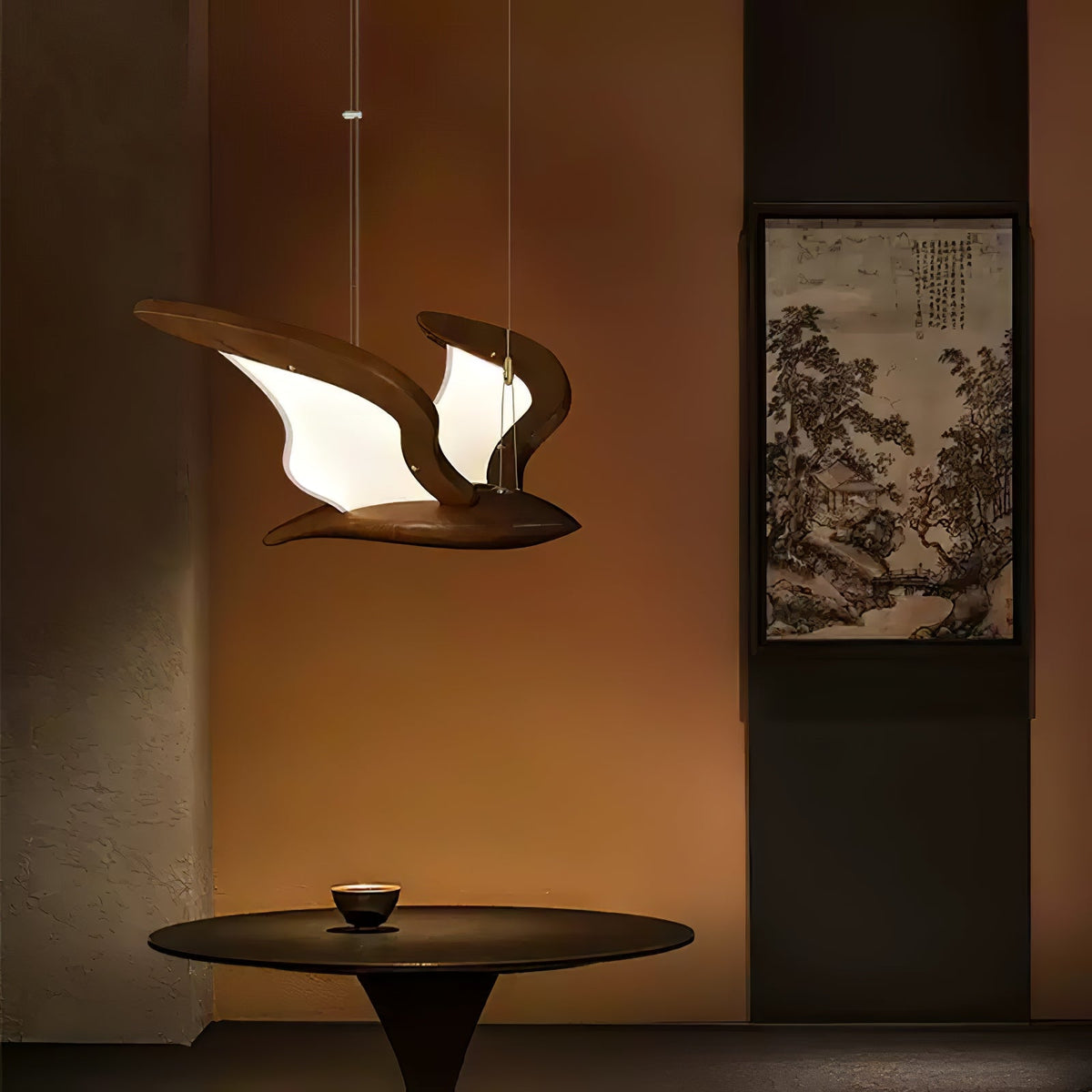 Lyvynia hanglamp van Organisch Hout