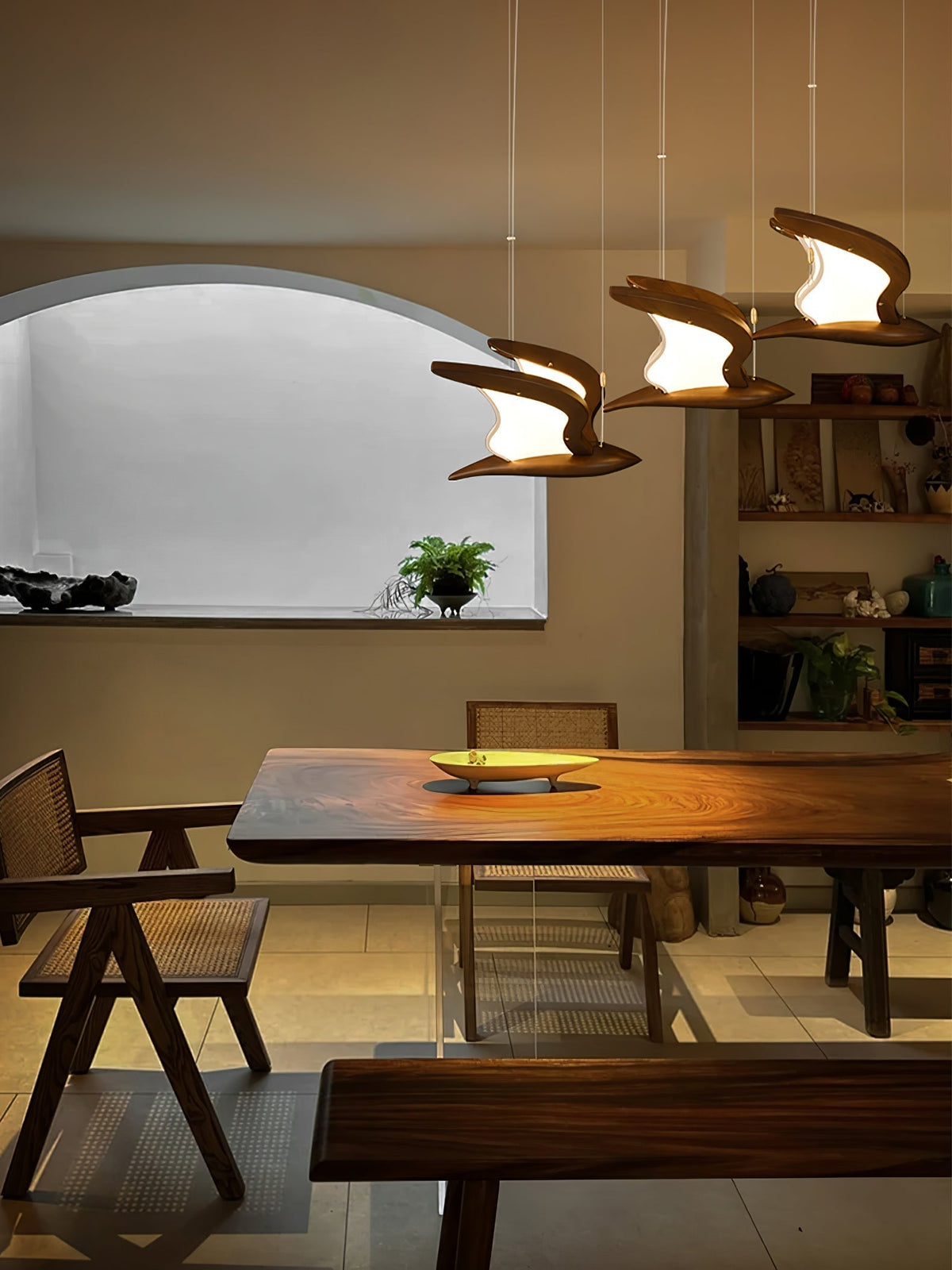 Lyvynia hanglamp van Organisch Hout