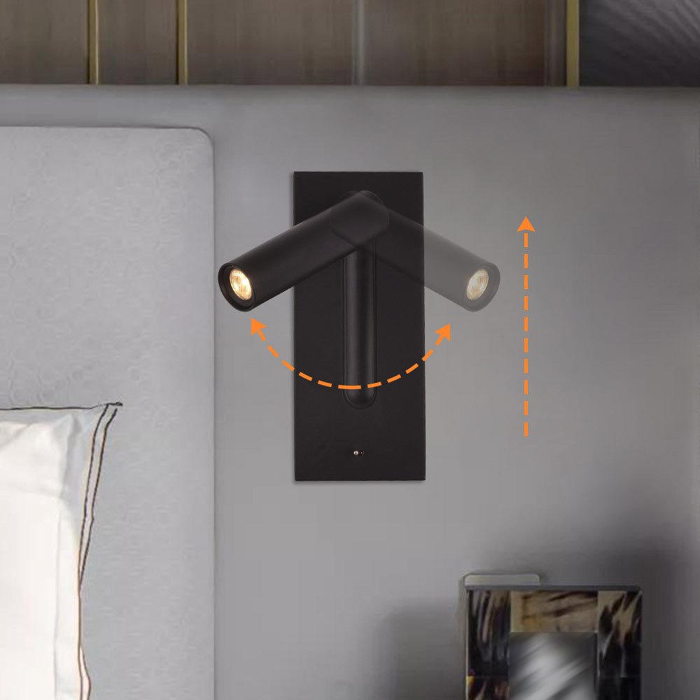 Wallace Moderne minimalistische draaiende wandlamp