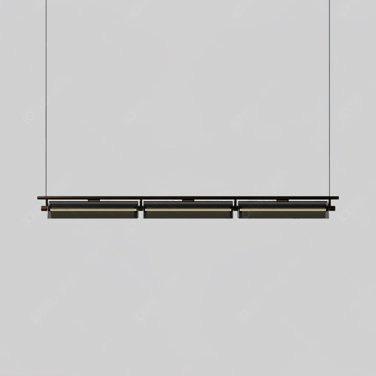 Veliian kroonluchter met rookglas modern