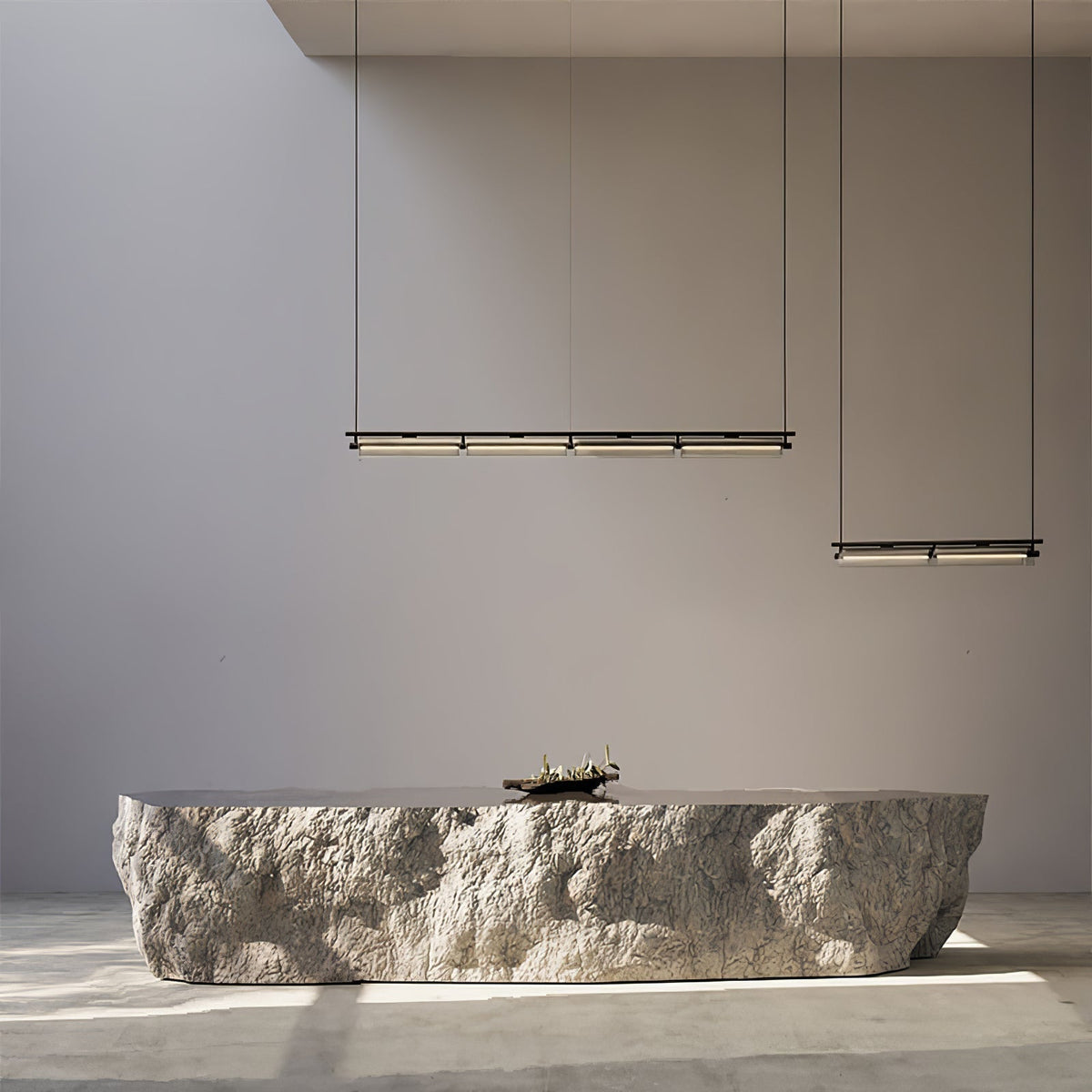 Veliian kroonluchter met rookglas modern