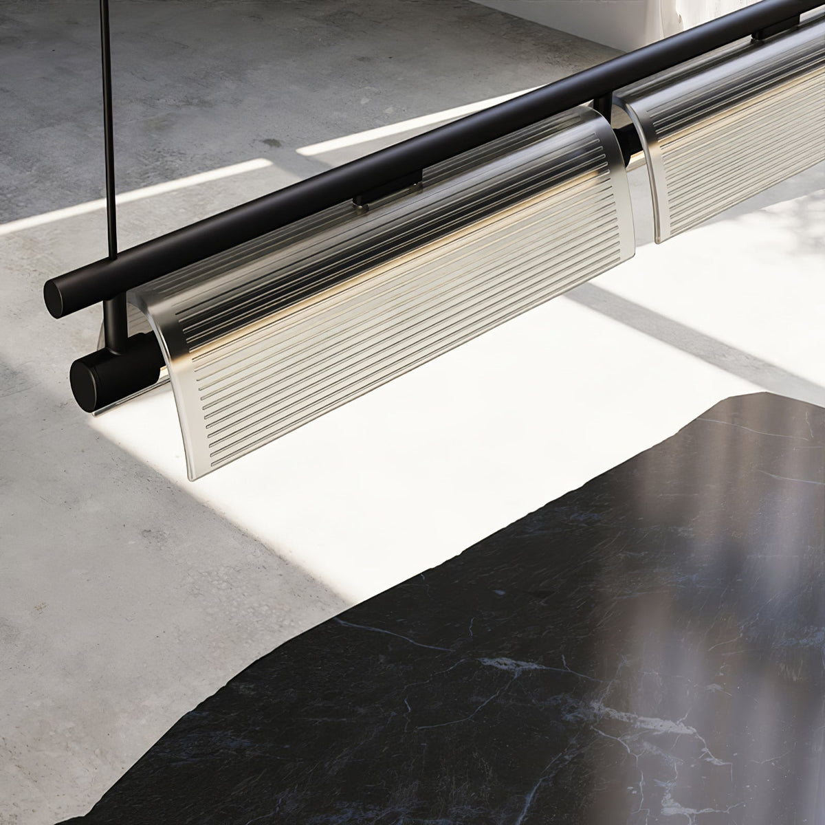 Veliian kroonluchter met rookglas modern