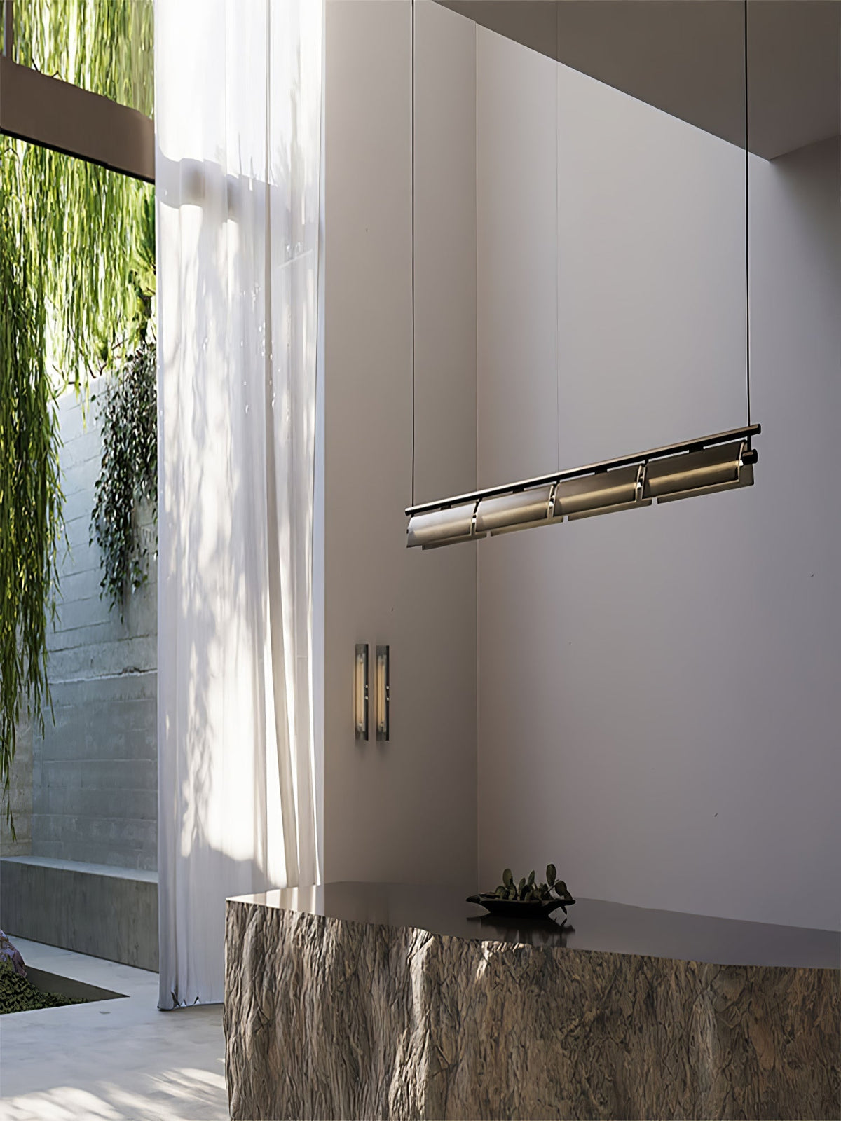 Veliian kroonluchter met rookglas modern