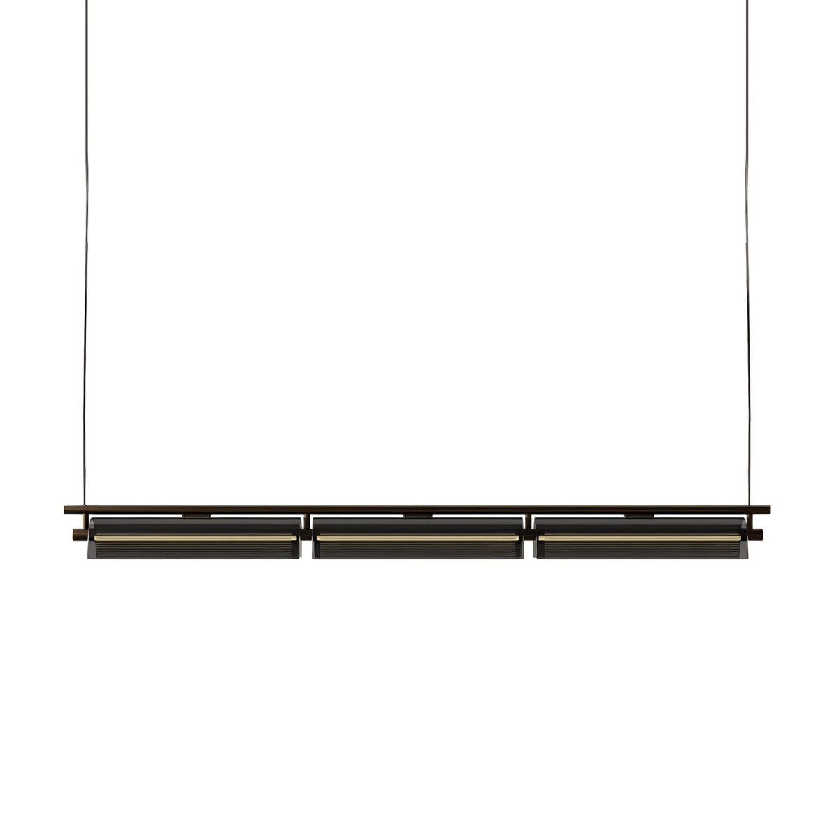 Veliian kroonluchter met rookglas modern