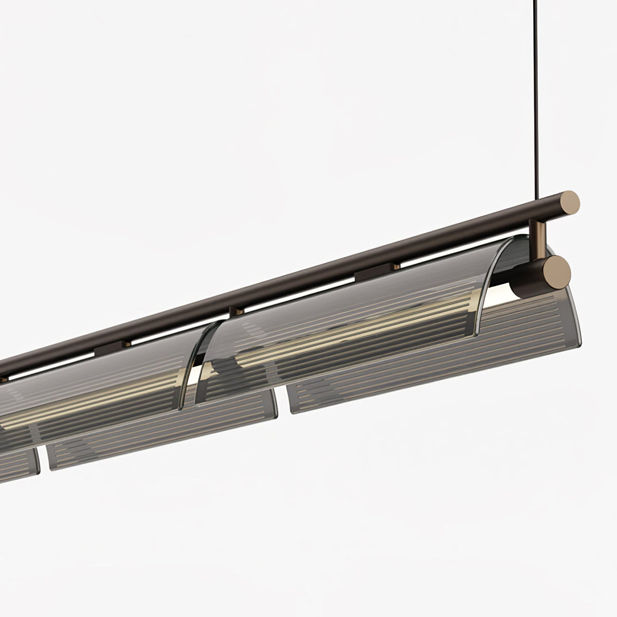 Veliian kroonluchter met rookglas modern