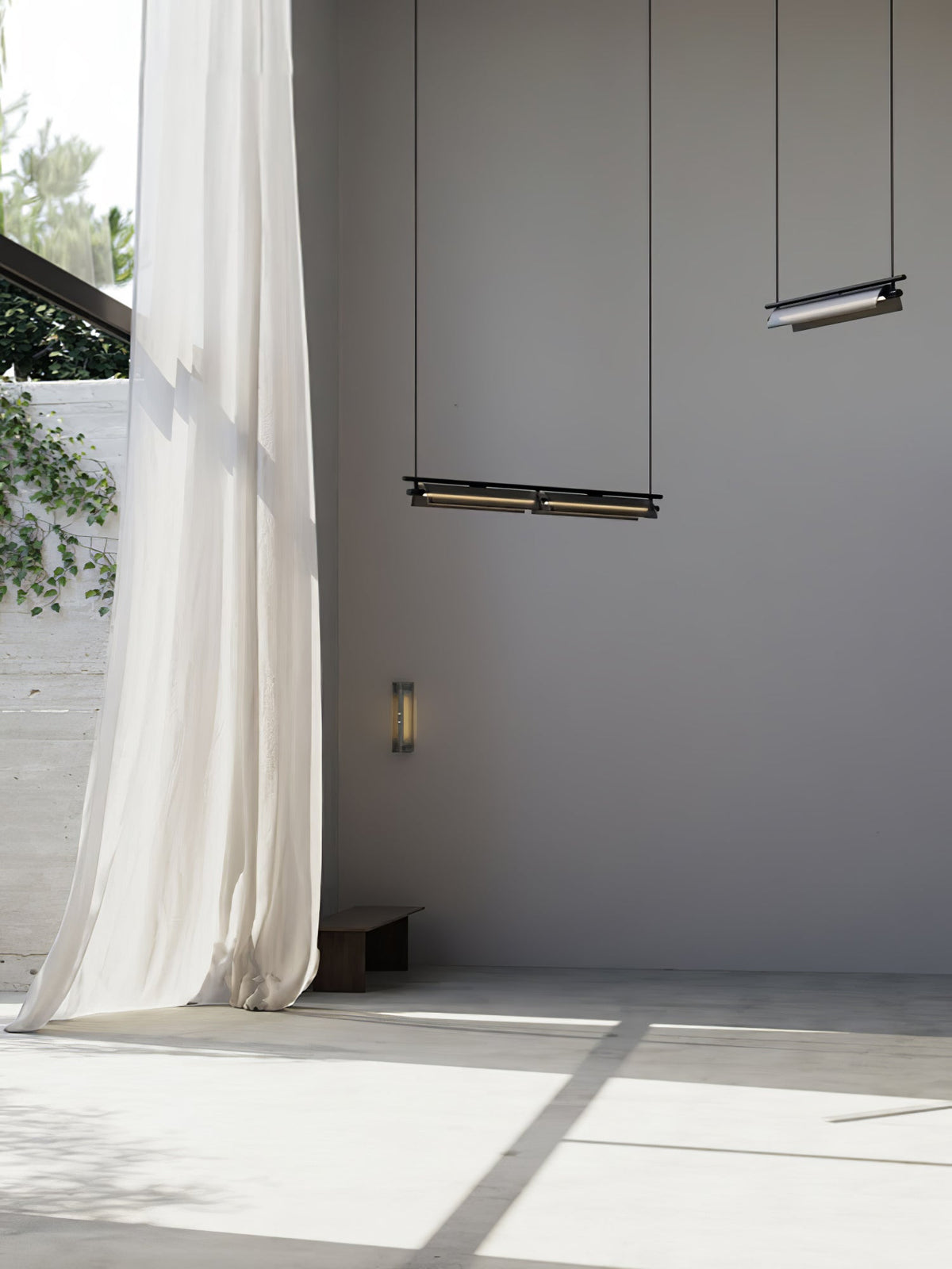 Veliian kroonluchter met rookglas modern