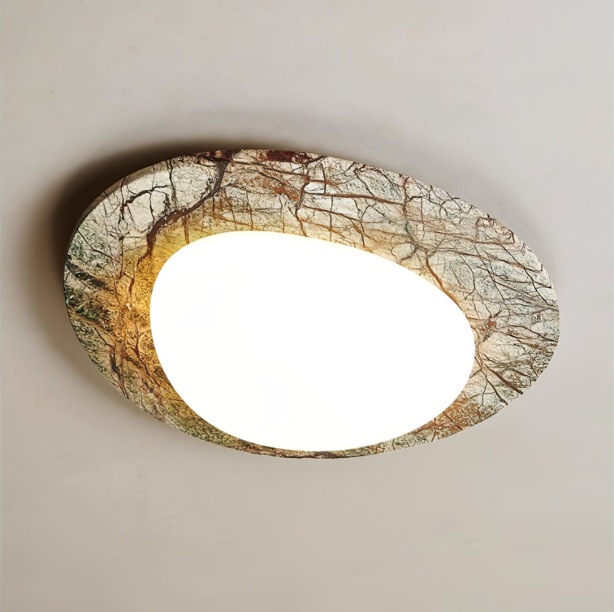 Huxr marmeren plafondlamp