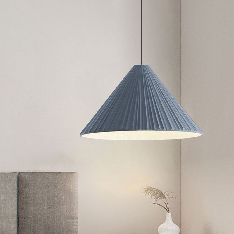 Cairns Moderne LED Hanglamp Wit/Roze/Blauw Metaal/Resin Slaapkamer