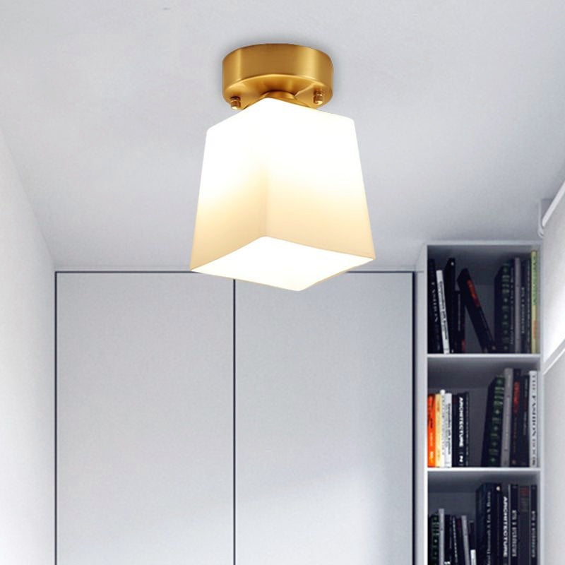 Sanna Retro Design LED Plafondlamp Metaal Glas Woonkamer Keuken