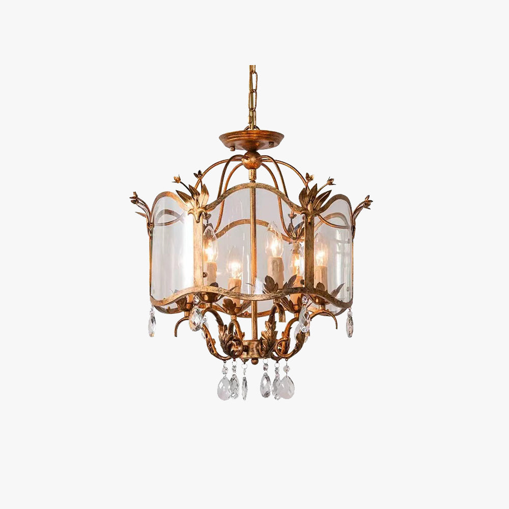 Silva Vintage Kooivorm Hanglampen Metaal/Glas Woonkamer/Slaapkamer