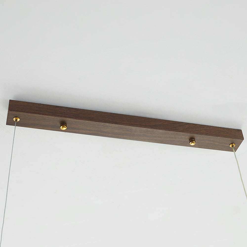 Ozawa Vintage LED Hanglampen Wit Metaal Hout Slaapkamer Keuken
