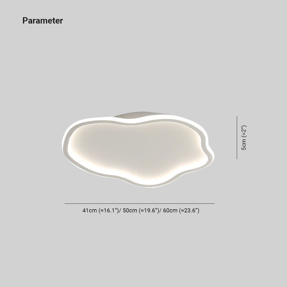 Quinn Design Wolk LED Plafondlamp Metaal/Acryl Wit/Zwart Slaap/Woon/Eetkamer
