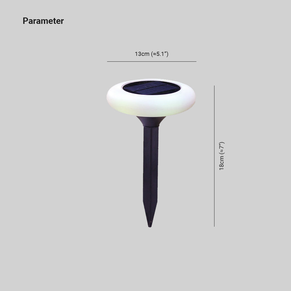 Pena Moderne LED Buitenlamp Oplaadbaar Wit Acryl Tuin