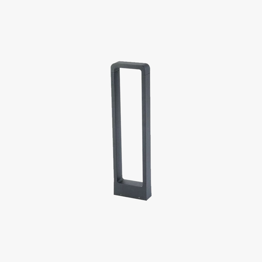 Pena Moderne Buitenlamp Zonne Energie Zwart Acryl Tuin/Stoeprand