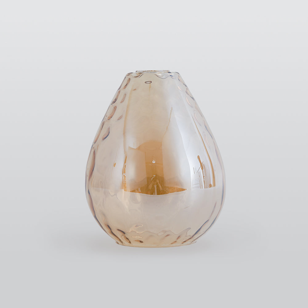 Avi Vintage Teardrop Hanglamp, Bar/Kitcheneiland, Glas/Hout