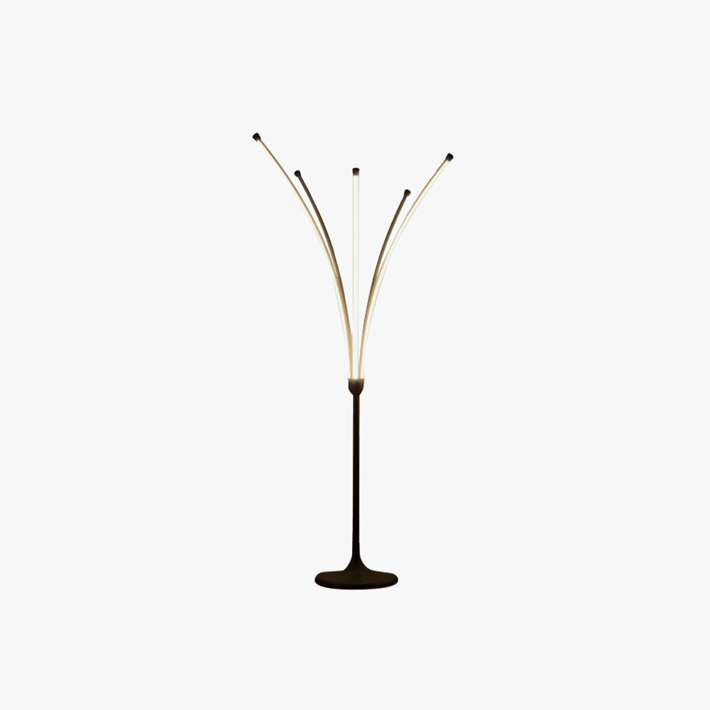 Edge Minimalistische Design LED Vloerlamp Zwart Woon/Slaapkamer Metaal&Acryl
