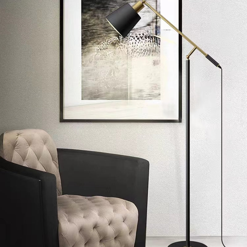 Salgado Design LED Vloerlampen Zwart Metaal Slaapkamer Woonkamer