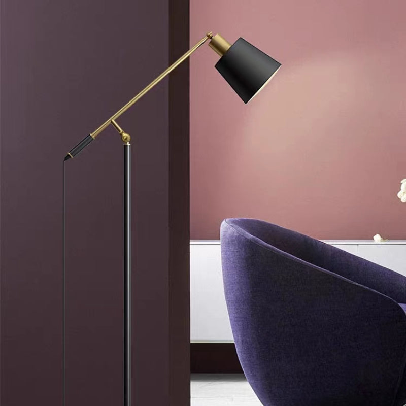 Salgado Design LED Vloerlampen Zwart Metaal Slaapkamer Woonkamer