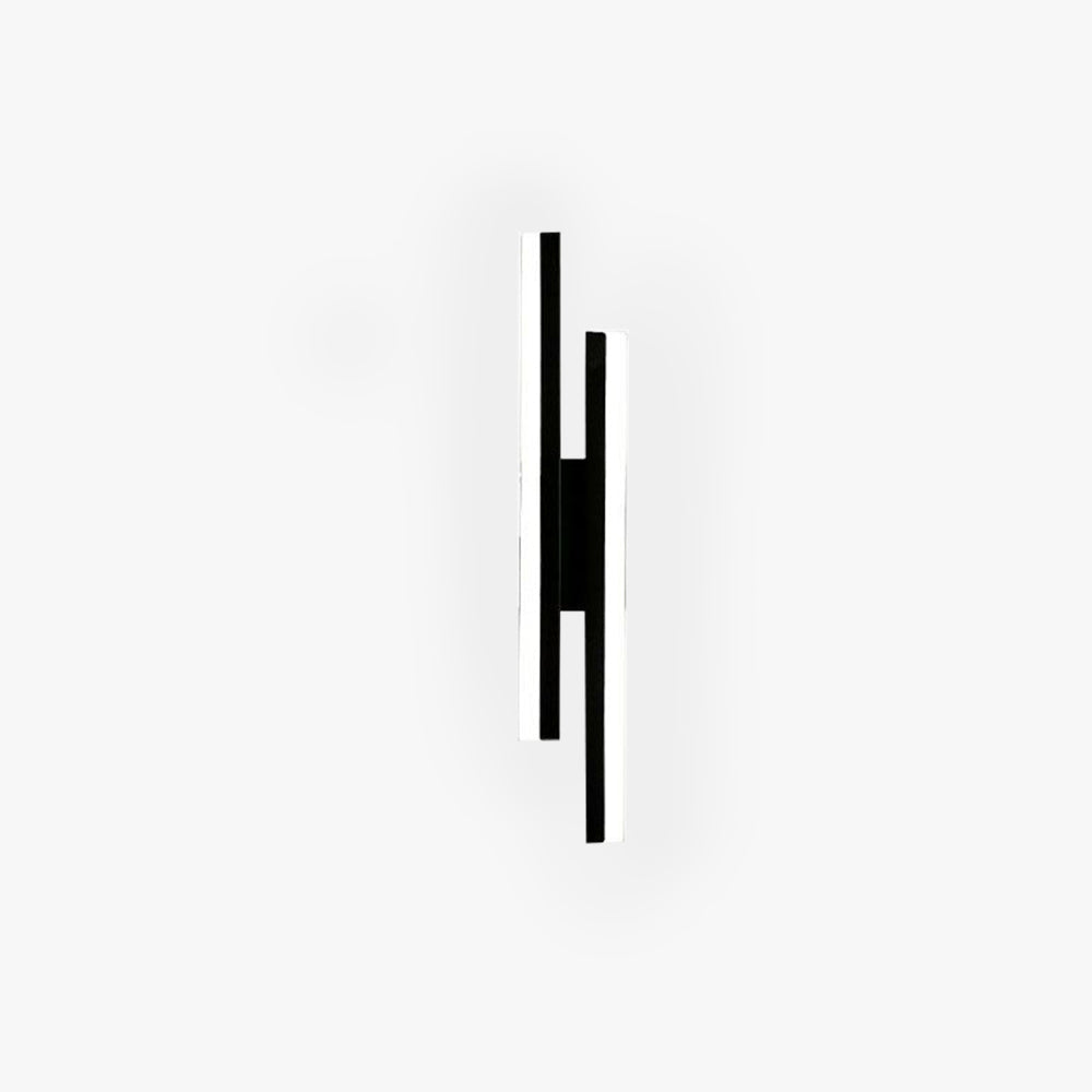 Alana Minimalistische Industriele LED Wandlamp Zwart/Wit Woon/Slaapkamer Acryl/Metaal