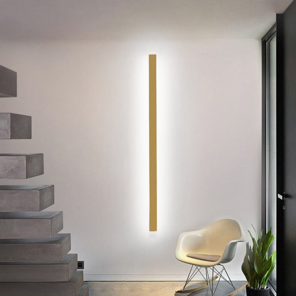 Edge Industriele LED Wandlamp Goud/Zwart/Wit Woon/Slaapkamer Metaal&Acryl