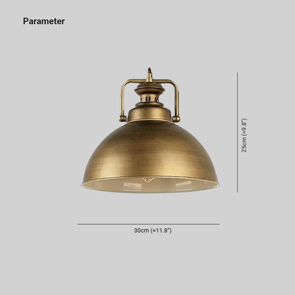Alessio Vintage Industriële LED Hanglamp Goud Eettafel Woonkamer Metaal