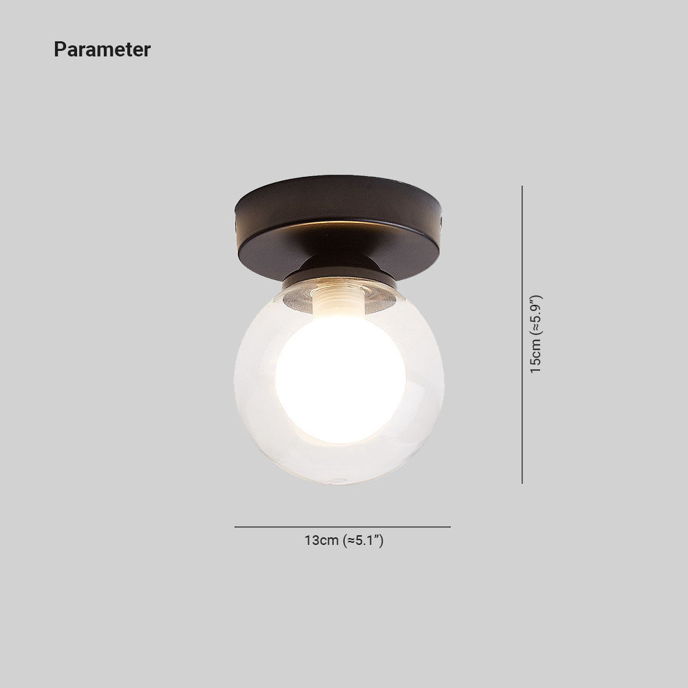 Valentina Moderne Design LED Plafondlamp Zwart/Goud Glas Woonkamer