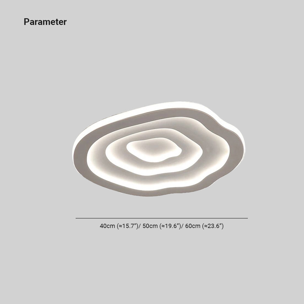 Quinn Moderne Design LED Plafondlamp Glas Slaapkamer Woonkamer