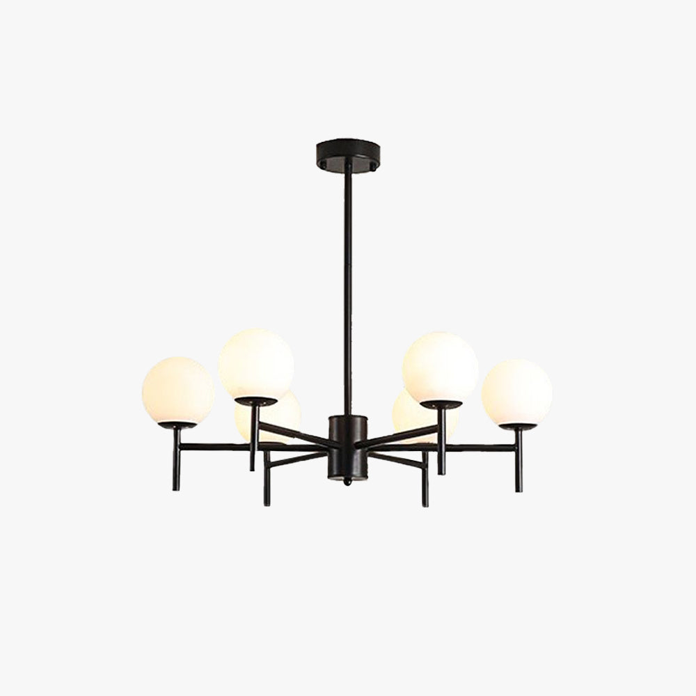Valentina Moderne Design LED Kroonluchter Metaal Zwart/Goud Woonkamer