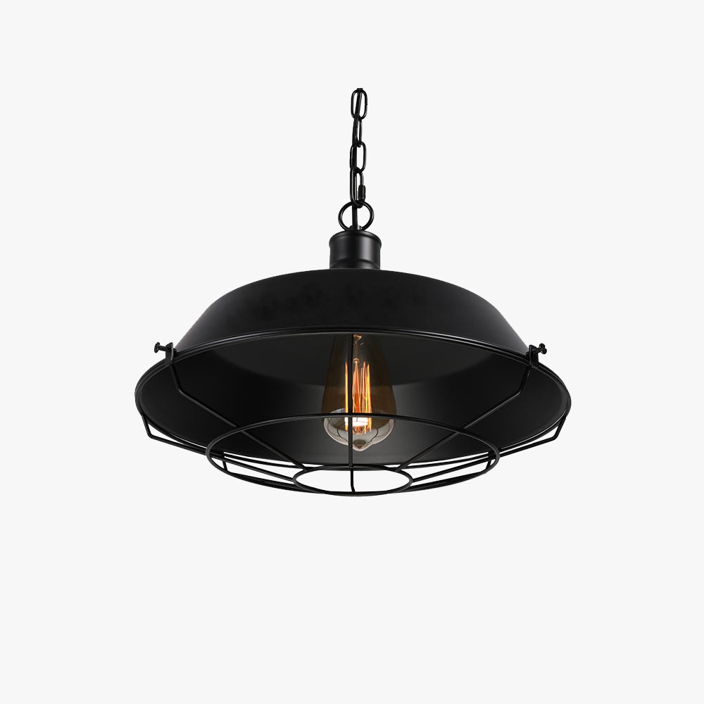 Alessio Boerderij Design Swag Barn Schuur Hanglamp Slaapkamer/Woonkamer Swart