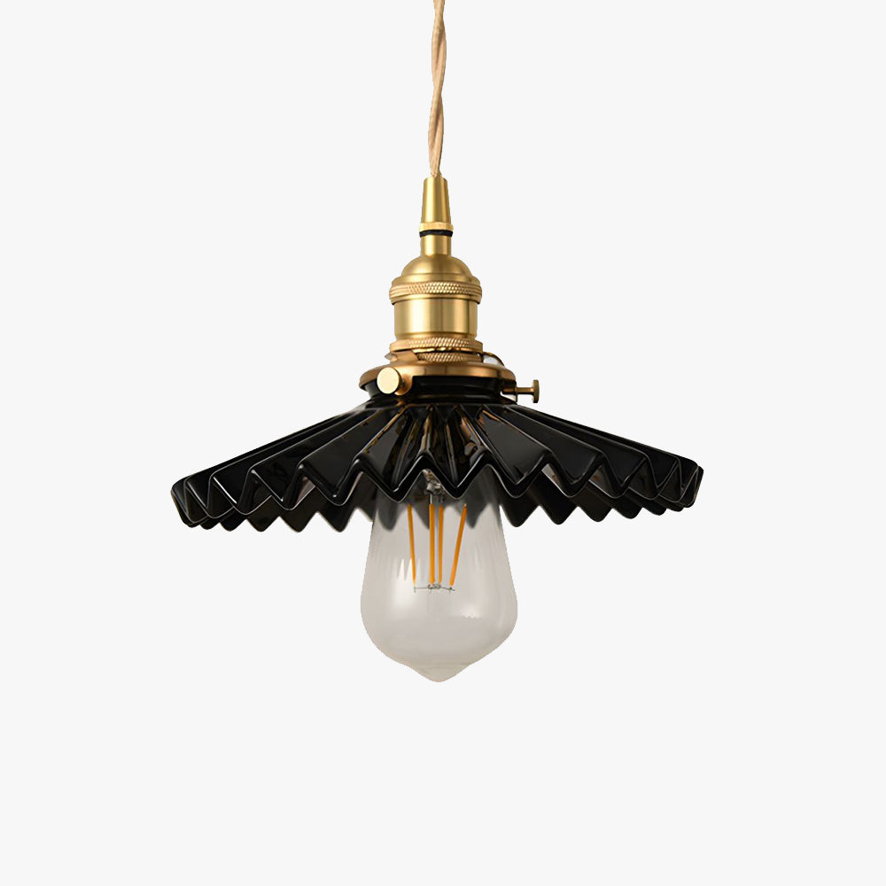 Alessio Industriële Vintage Rustieke Metalen Hanglamp Zwart/Wit