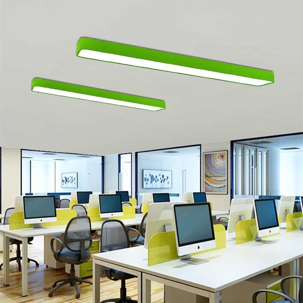 Edge Moderne Design LED Plafondlamp Wit/Roze Kinder/Slaapkamer Metaal&Acryl