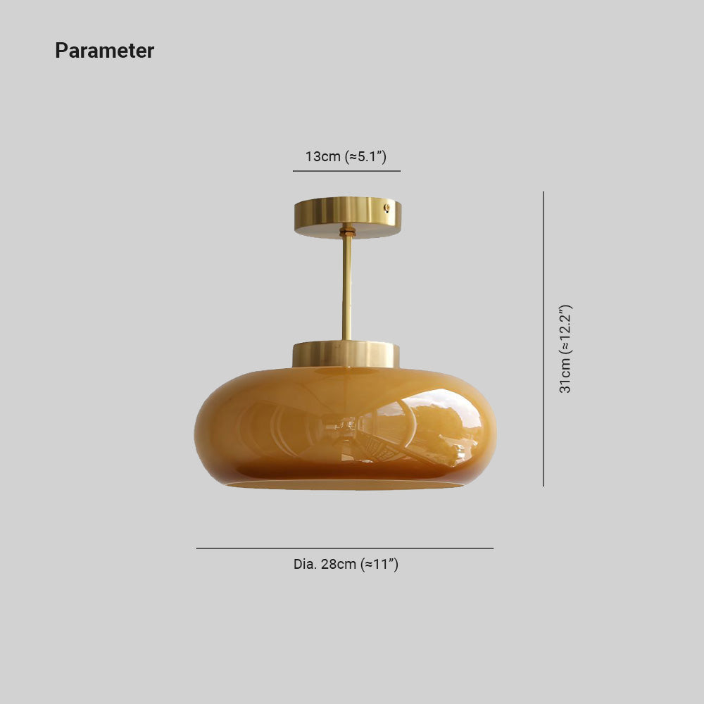 Sanna Moderne Design LED Plafondlamp Glass Woonkamer Keuken
