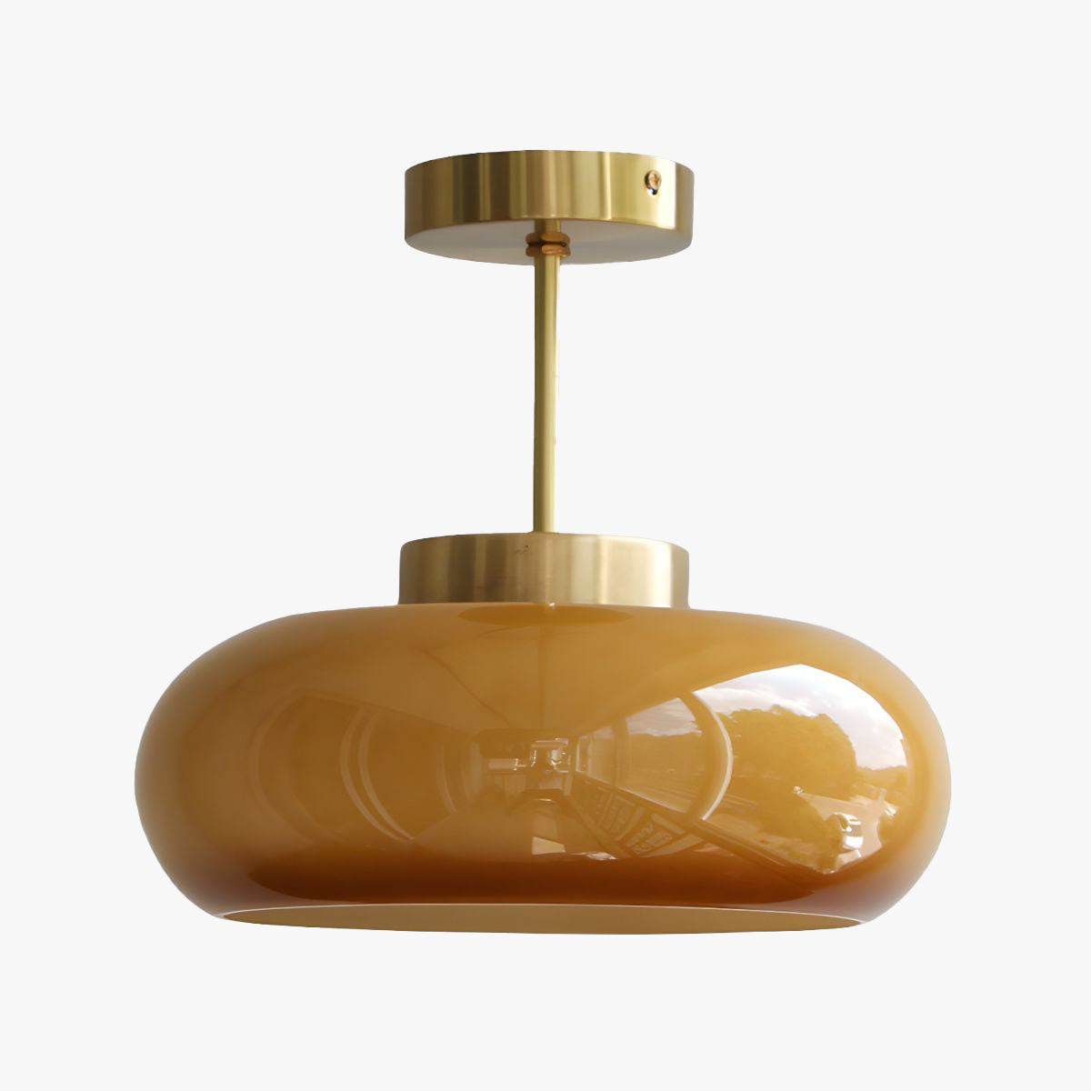 Sanna Moderne Design LED Plafondlamp Glass Woonkamer Keuken