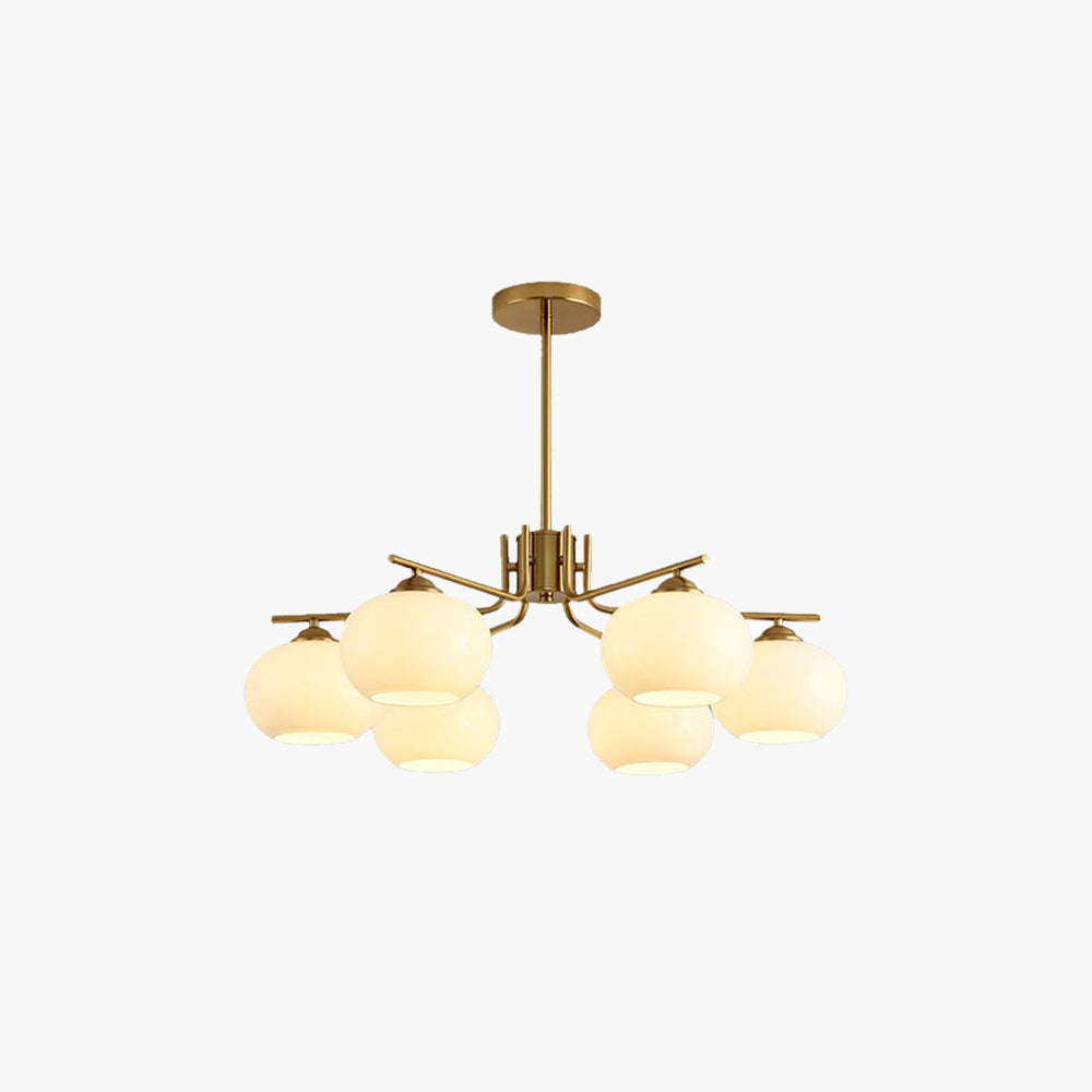 Valentina Moderne LED Hanglamp Messing Metaal/Glas Slaapkamer/Eetkamer