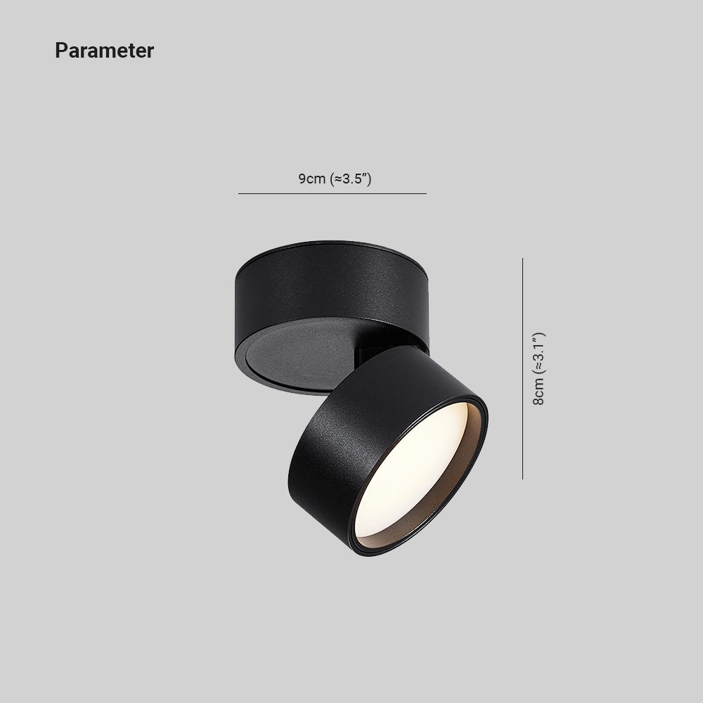 Novak Moderne LED Plafondlamp zwart/Wit Metaal Slaapkamer/Woonkamer