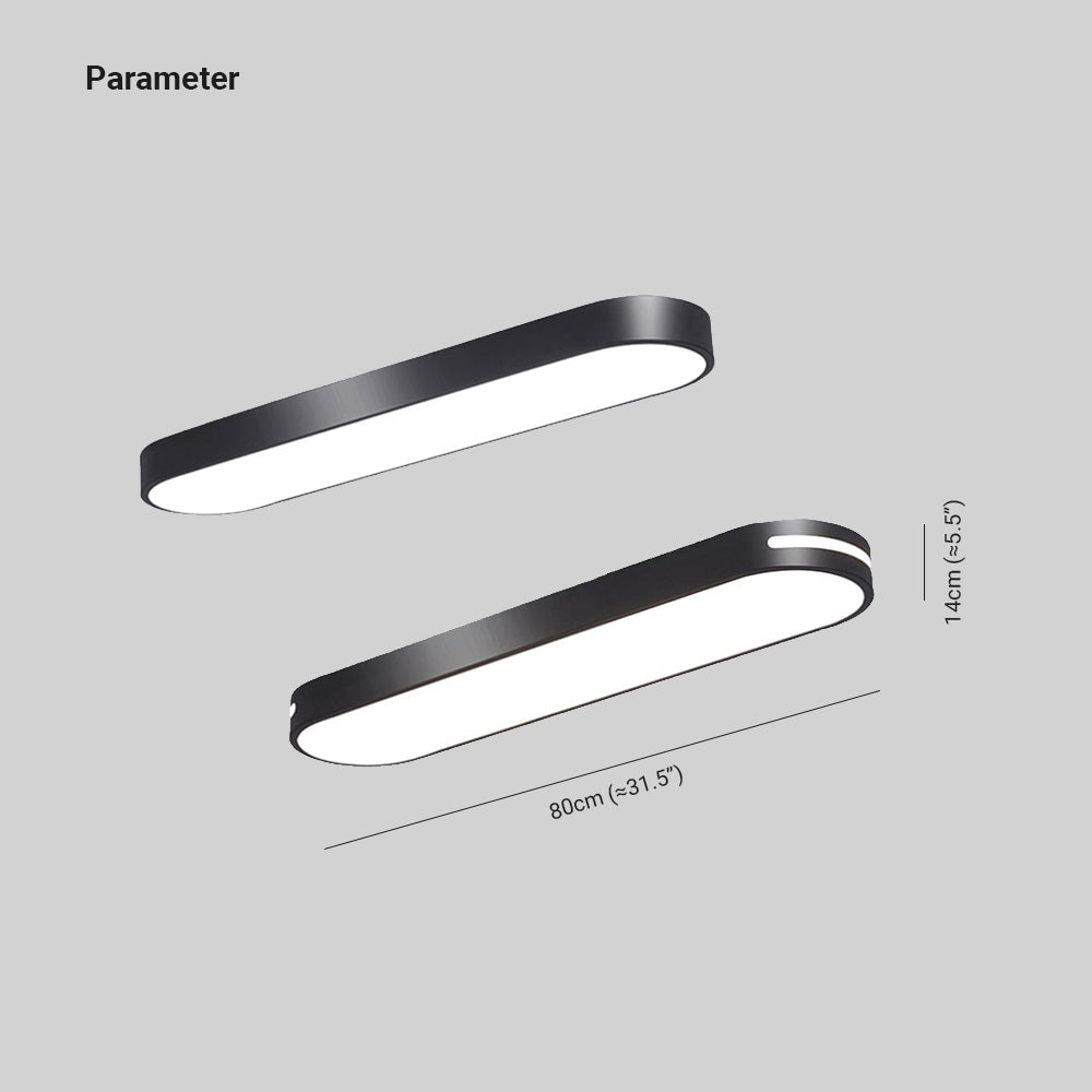 Quinn Moderne LED Plafondlamp Zwart/Wit/Grijs Metaal/Acryl Slaapkamer