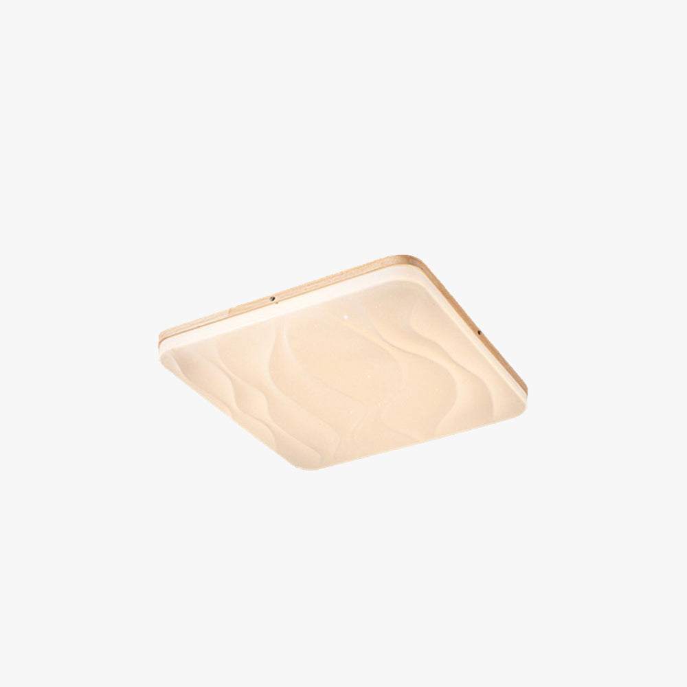 Ozawa Moderne LED Plafondlamp Hout Acryl Slaapkamer/Studiezaal