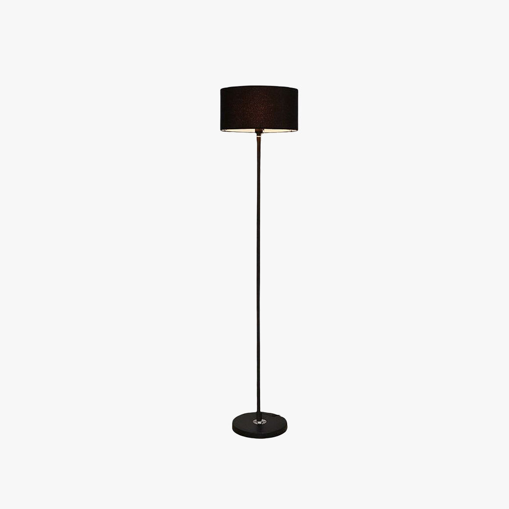 Eryn Moderne Cilinder Vloerlamp Zwart/Wit/Goud Metaal/Kunststof